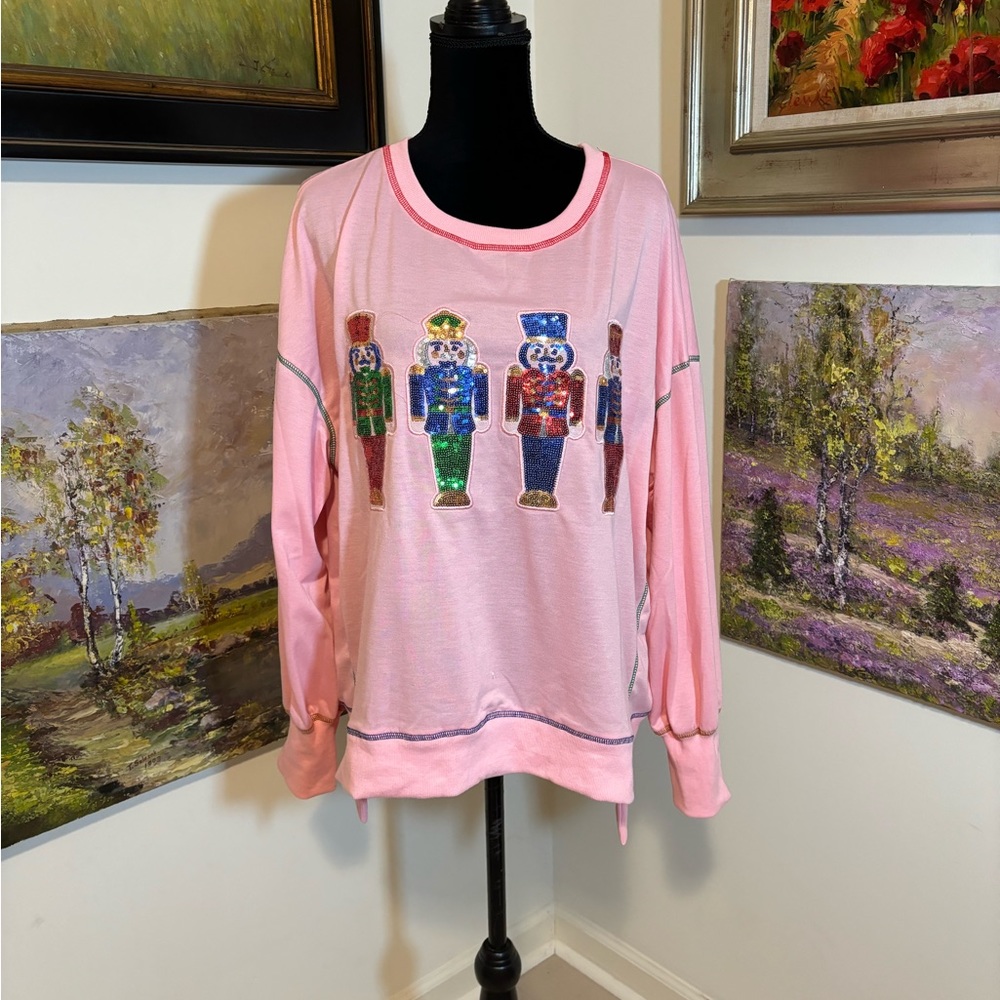 NUTCRACKER sweatshirt size XXL run small